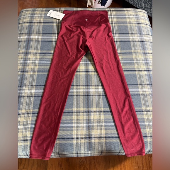 Athleta Elation Shine Tight Small Decadent Red NWT - Picture 5 of 11